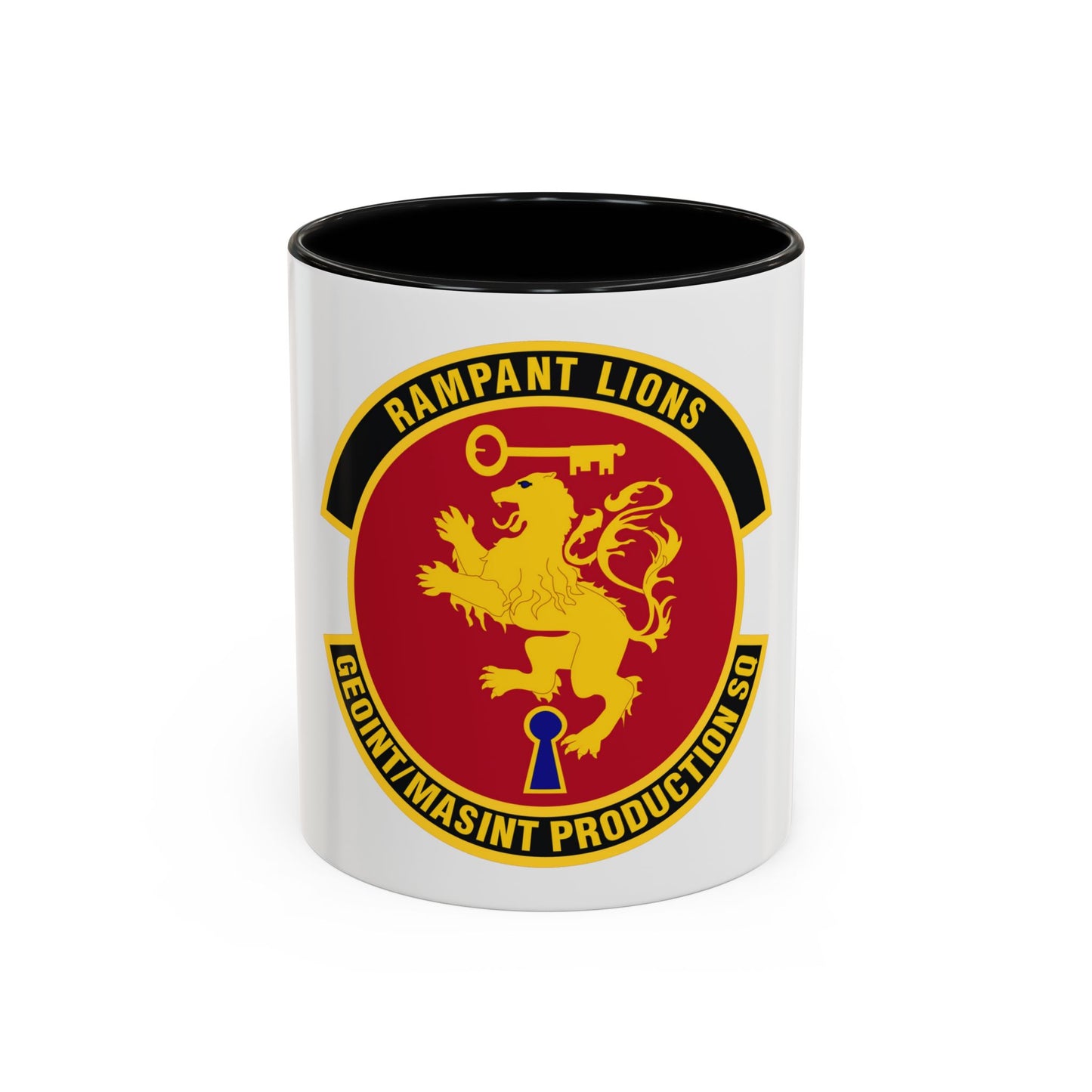 Geospatial Intelligence Measurement & Signatures Intelligence Production Squadron (U.S. Air Force) Accent Coffee Mug