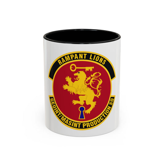 Geospatial Intelligence Measurement & Signatures Intelligence Production Squadron (U.S. Air Force) Accent Coffee Mug