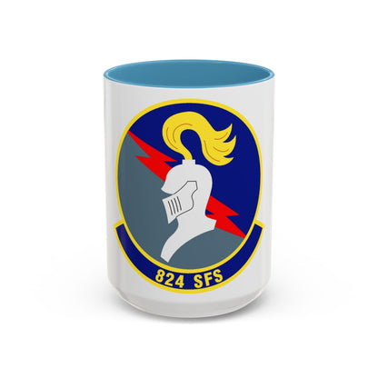 824th Security Forces Squadron (U.S. Air Force) Accent Coffee Mug