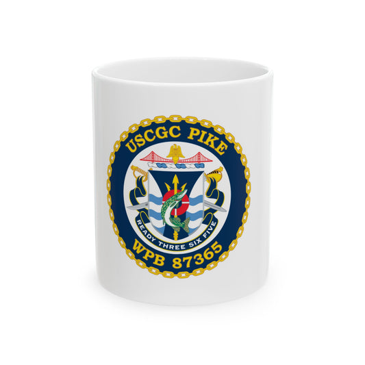USCGC Pike WPB   87365 (U.S. Coast Guard) White Coffee Mug