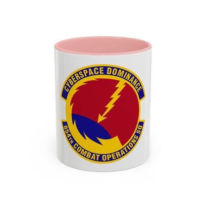 854 Combat Operations Squadron AFRC (U.S. Air Force) Accent Coffee Mug