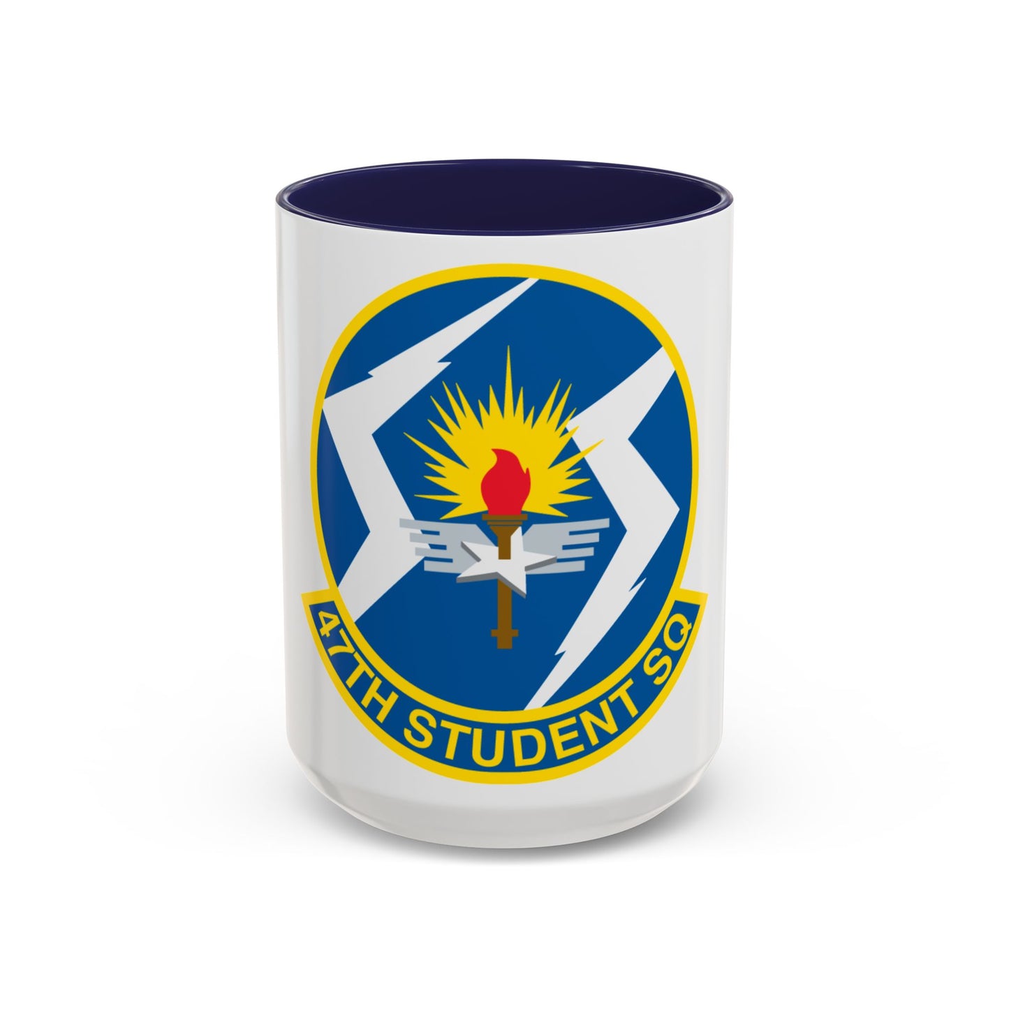 47th Student Sq (U.S. Air Force) Accent Coffee Mug