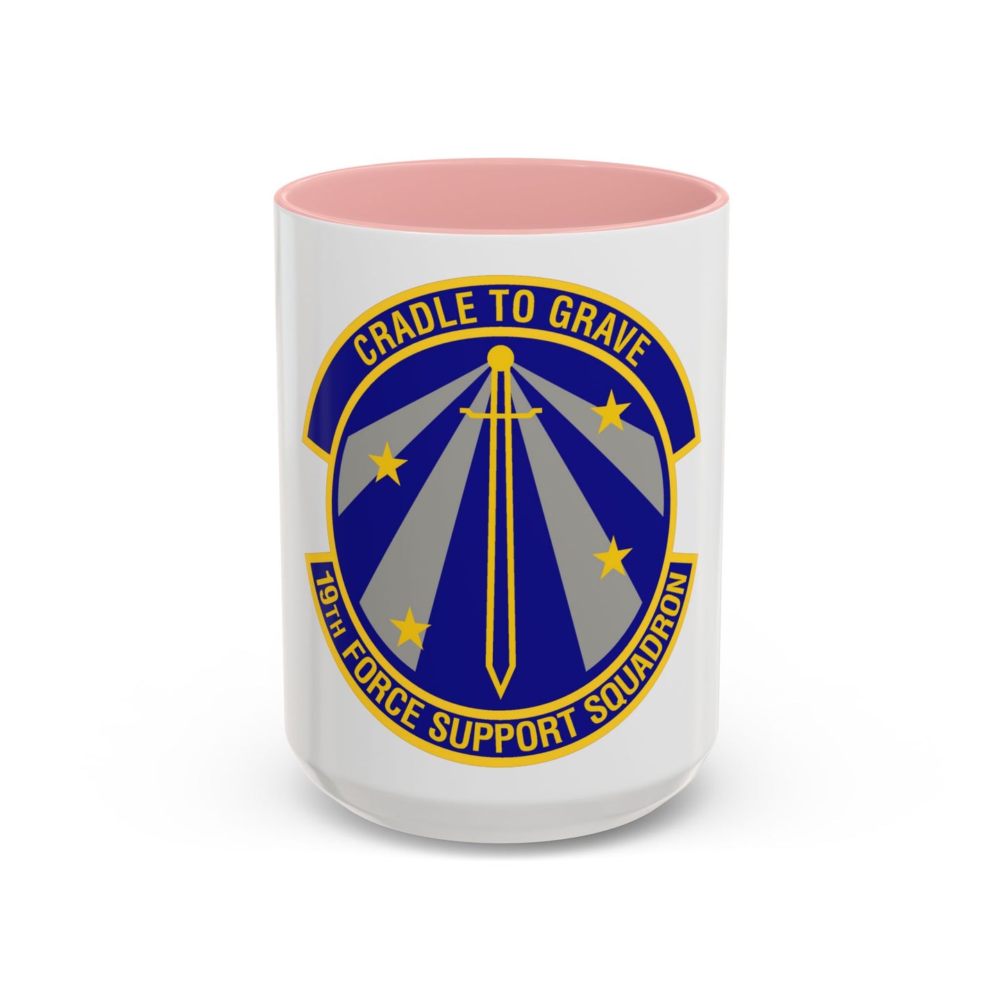 19th Force Support Squadron (U.S. Air Force) Accent Coffee Mug