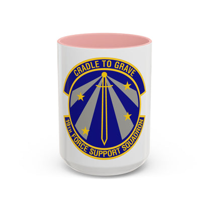 19th Force Support Squadron (U.S. Air Force) Accent Coffee Mug