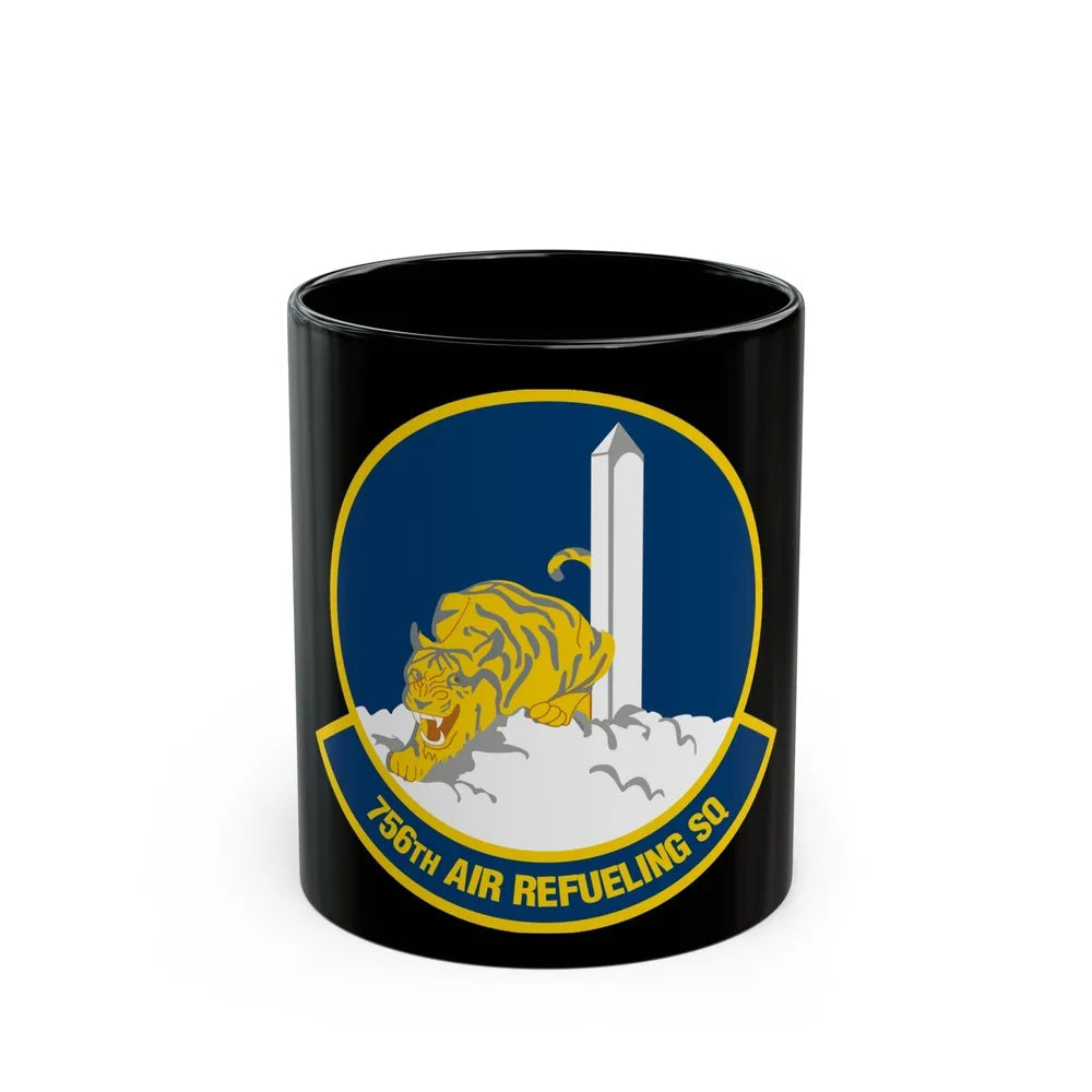 756 Air Refueling Squadron AFRC (U.S. Air Force) Black Coffee Mug-11oz-Go Mug Yourself