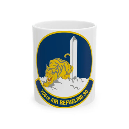 756 Air Refueling Squadron AFRC (U.S. Air Force) White Coffee Mug-11oz-Go Mug Yourself