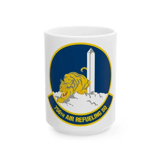 756 Air Refueling Squadron AFRC (U.S. Air Force) White Coffee Mug 15oz - Go Mug Yourself