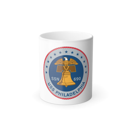 USS Philadelphia (U.S. Navy) Color Changing Mug 11oz