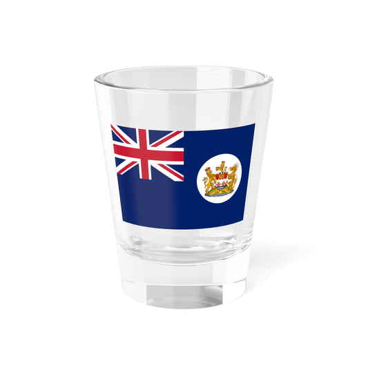 Flag of Hong Kong 1959-1997 2-3 (China) Shot Glass 1.5oz