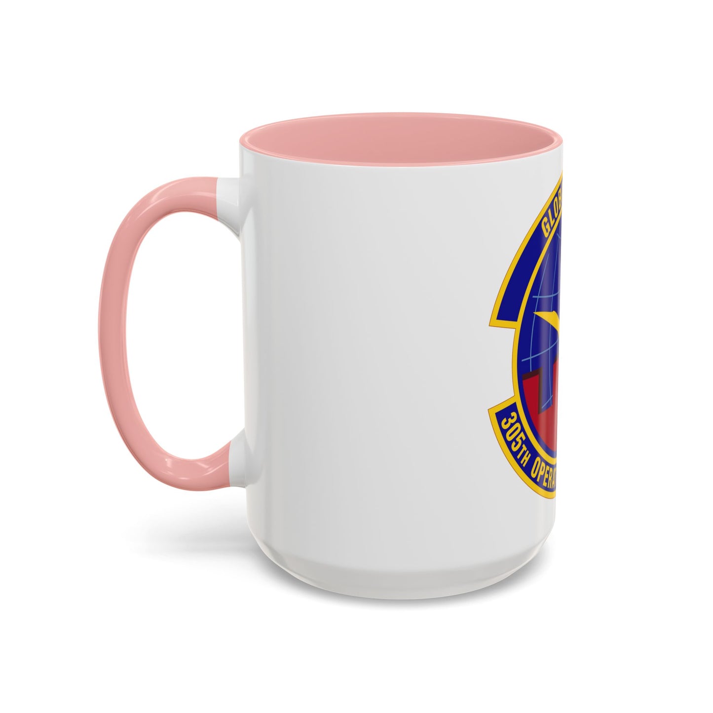 305 Operations Support Squadron AMC (U.S. Air Force) Accent Coffee Mug