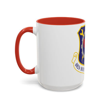 402d Maintenance Wing (U.S. Air Force) Accent Coffee Mug