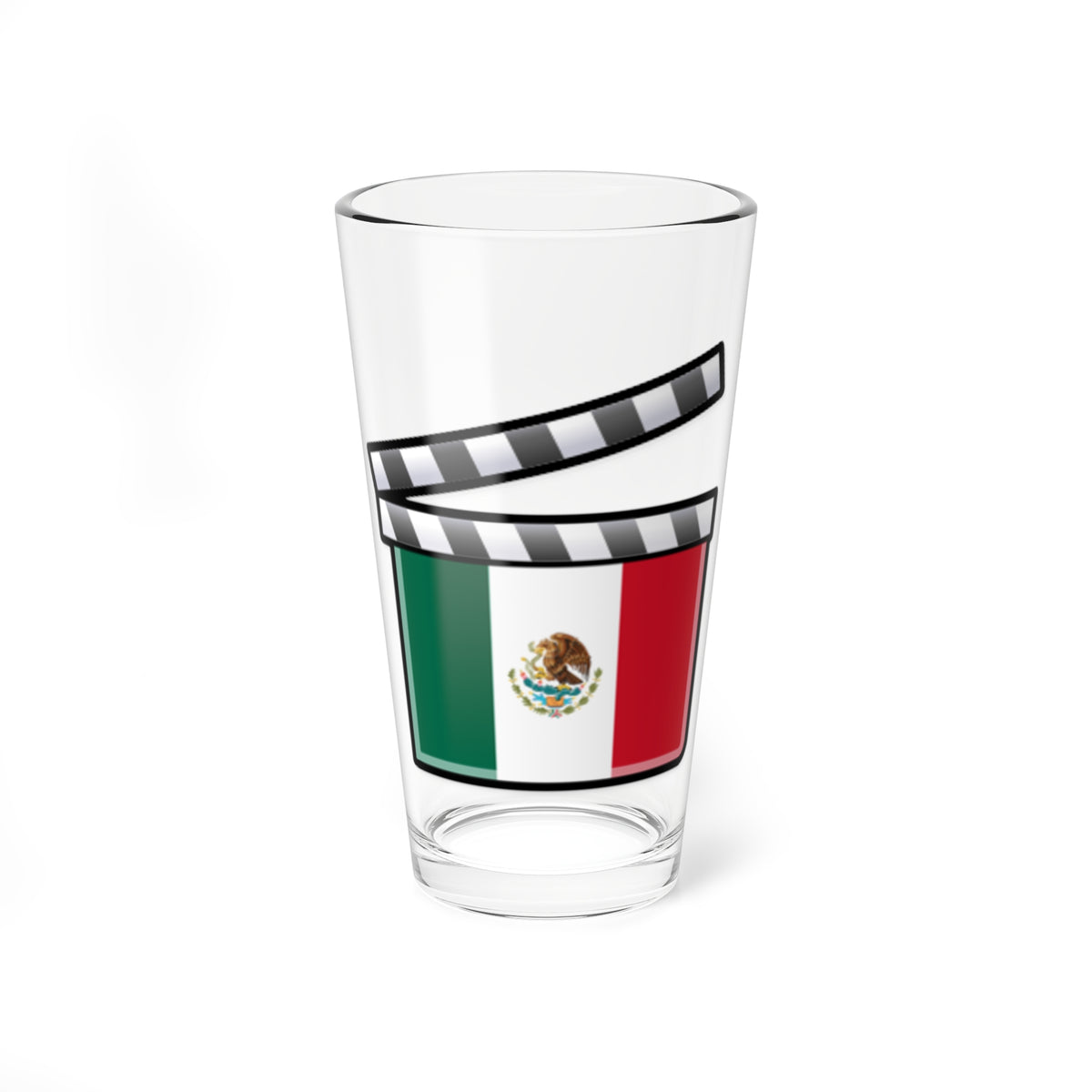 Mexico film clapperboard (Mexico) Pint Glass 16oz