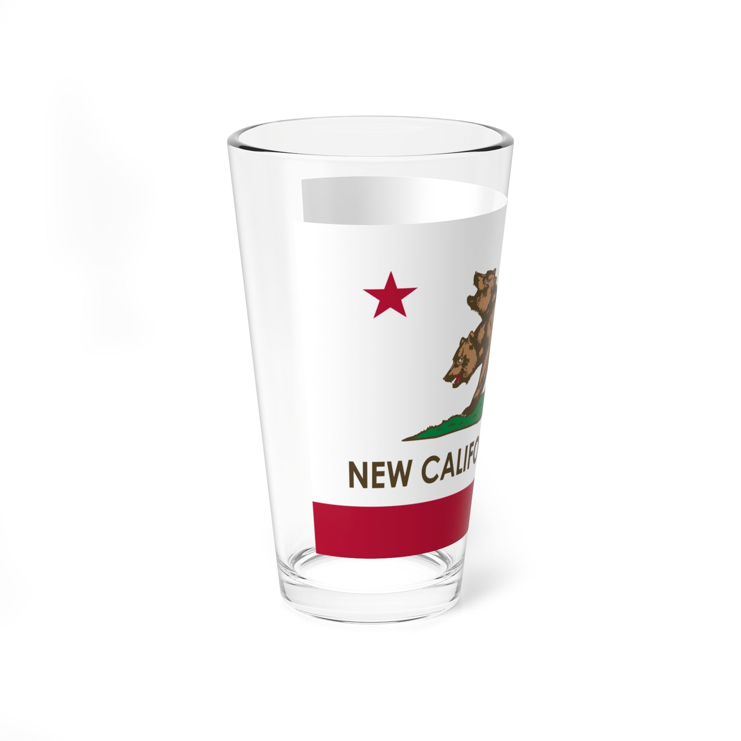 Flag of the New California Republic (United States) Pint Glass 16oz