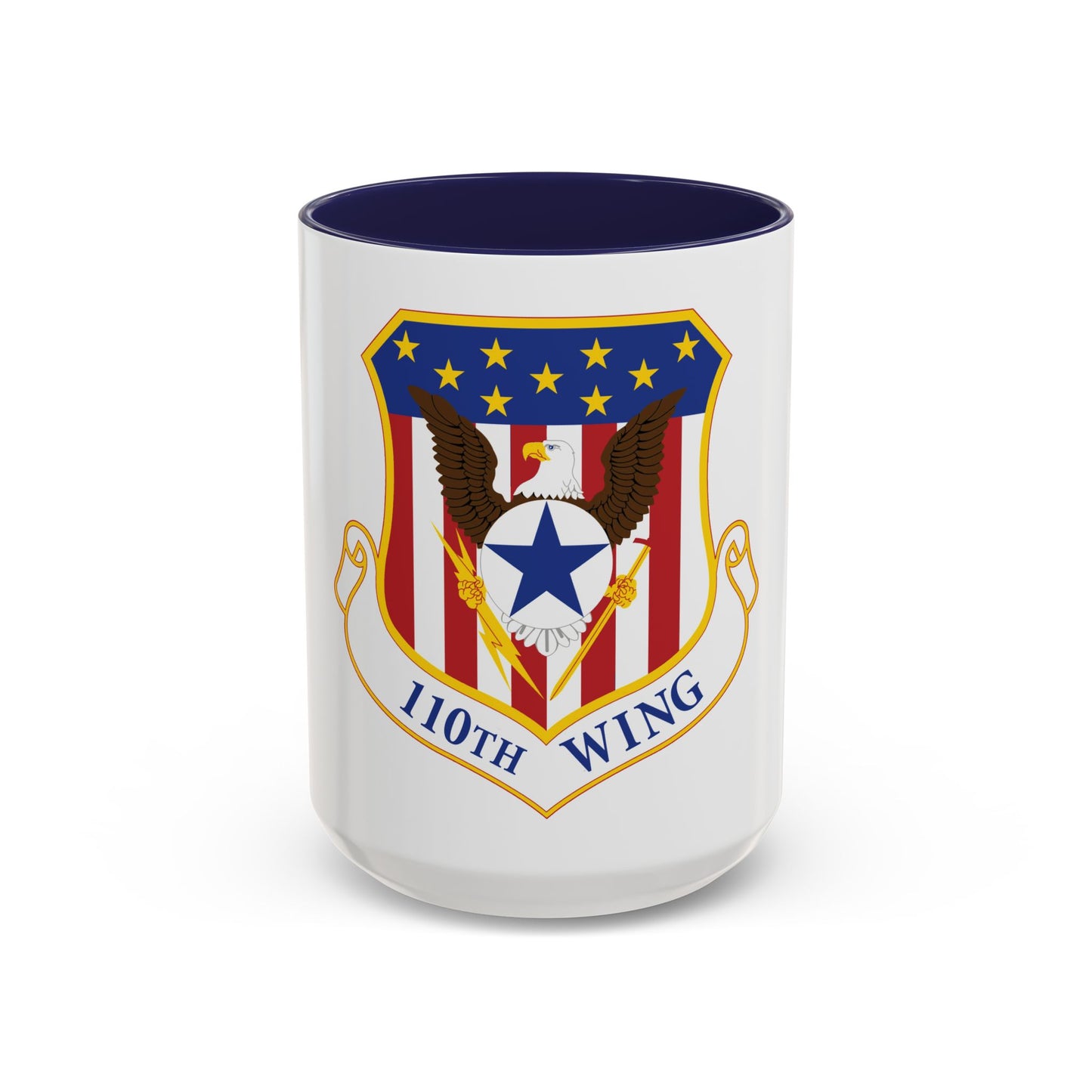 110th Wing emblem (U.S. Air Force) Accent Coffee Mug