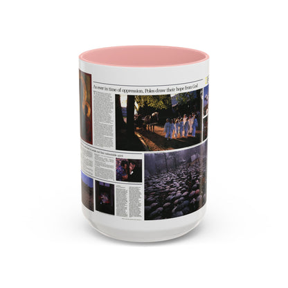 Poland - The Face and Faith 2 (1982) (Map) Accent Coffee Mug