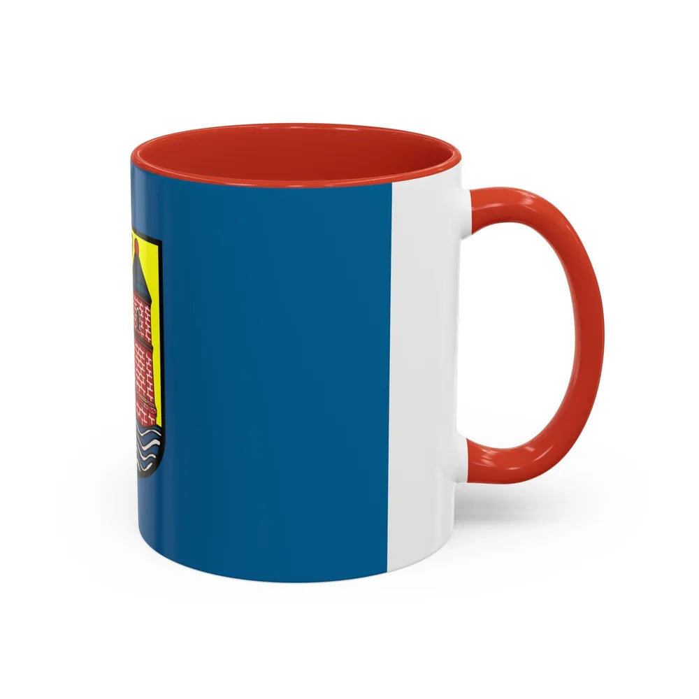 Flag of Flensburg Germany - Accent Coffee Mug-Go Mug Yourself