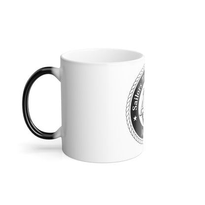 AFLOAT Training Group ATG Norfolk BW (U.S. Navy) Color Changing Mug 11oz