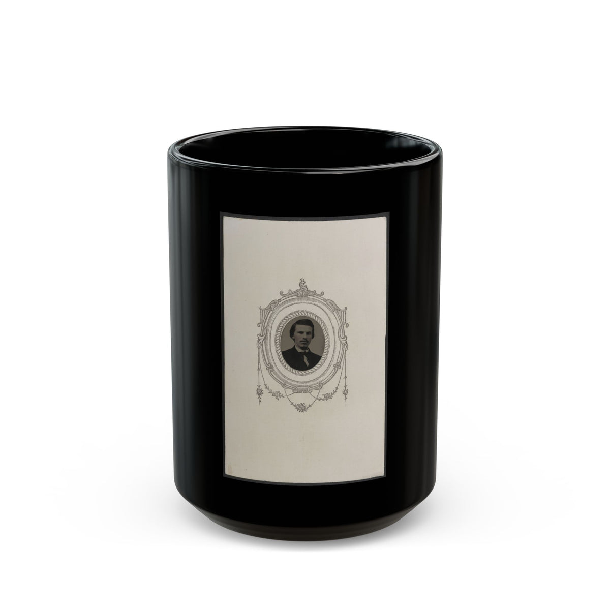 Unidentified Man 001(2) (U.S. Civil War) Black Coffee Mug