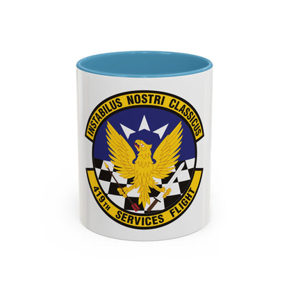419th Services Flight (U.S. Air Force) Accent Coffee Mug