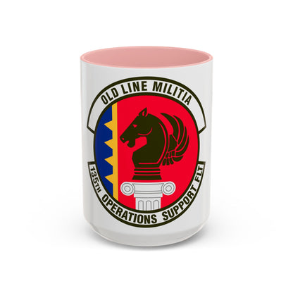 135th Operations Support Flight (U.S. Air Force) Accent Coffee Mug