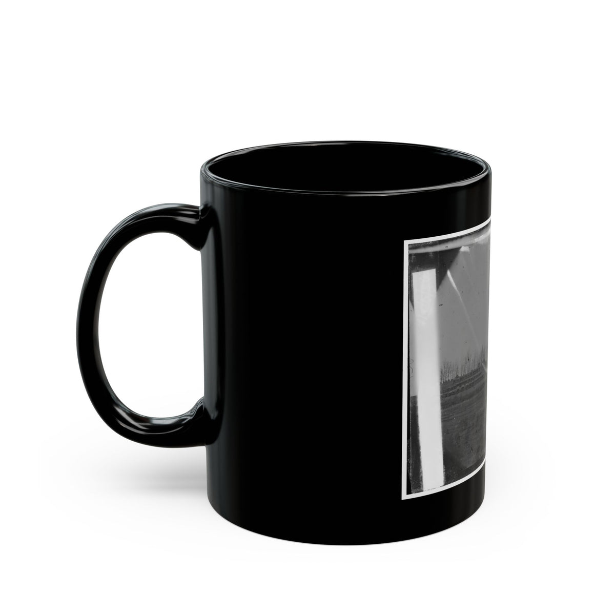 Brandy Station, Virginia. View Of The Camp Of The 50th New York Engineers From The Northwest (U.S. Civil War) Black Coffee Mug