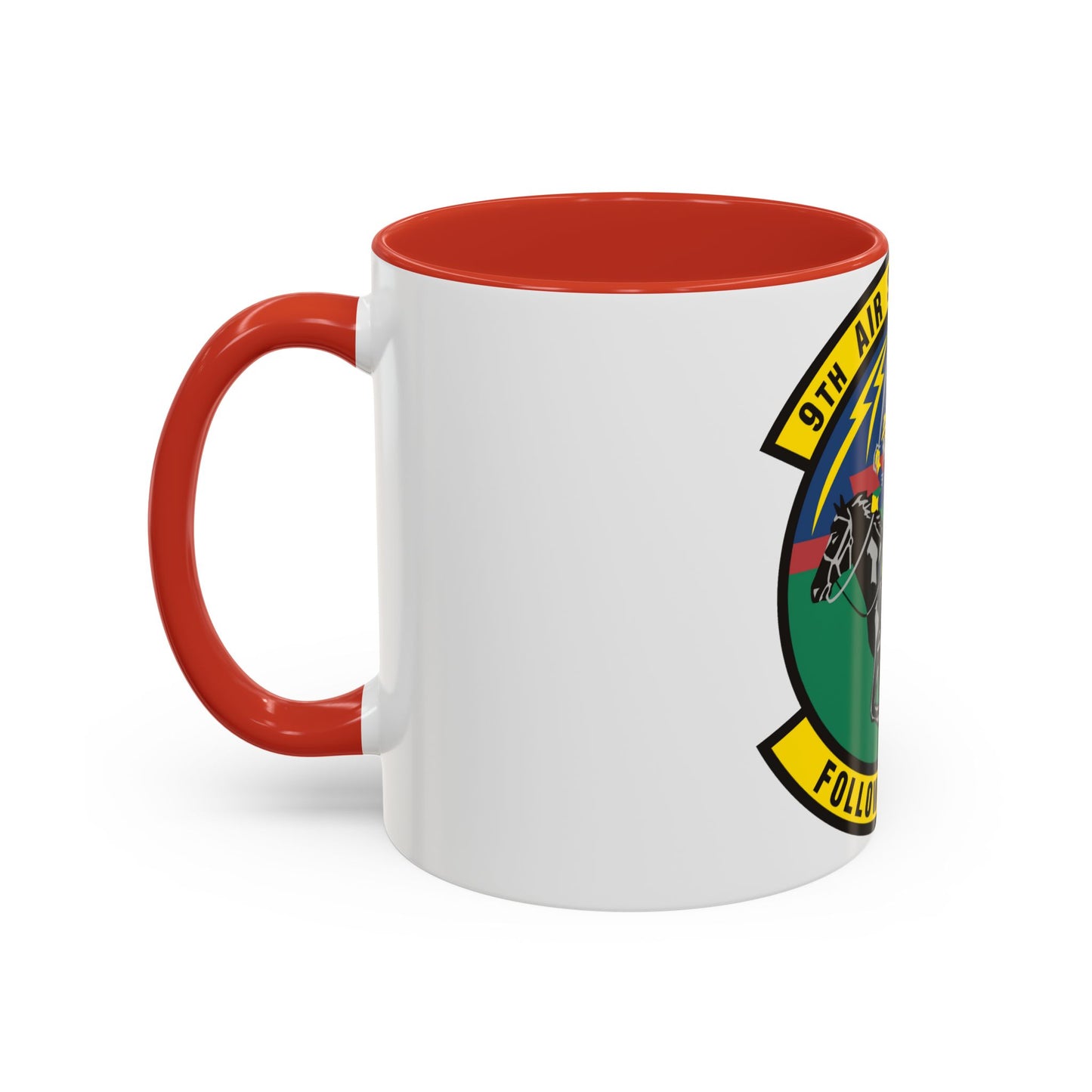 9th Air Support Operations Squadron (U.S. Air Force) Accent Coffee Mug