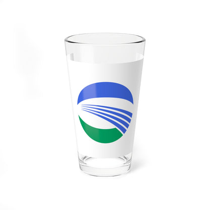 Flag of Sakata Yamagata (Japan) Pint Glass 16oz