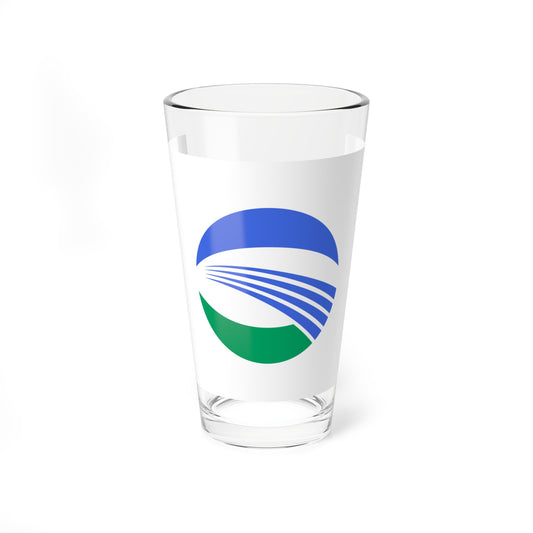 Flag of Sakata Yamagata (Japan) Pint Glass 16oz