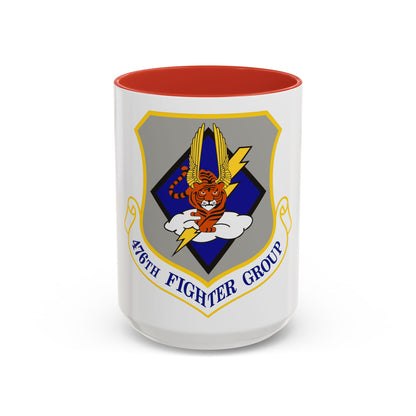 476 Fighter Group AFRC (U.S. Air Force) Accent Coffee Mug