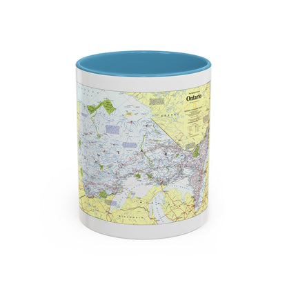 Canada - Ontario 1 (1996 (Map) Accent Coffee Mug