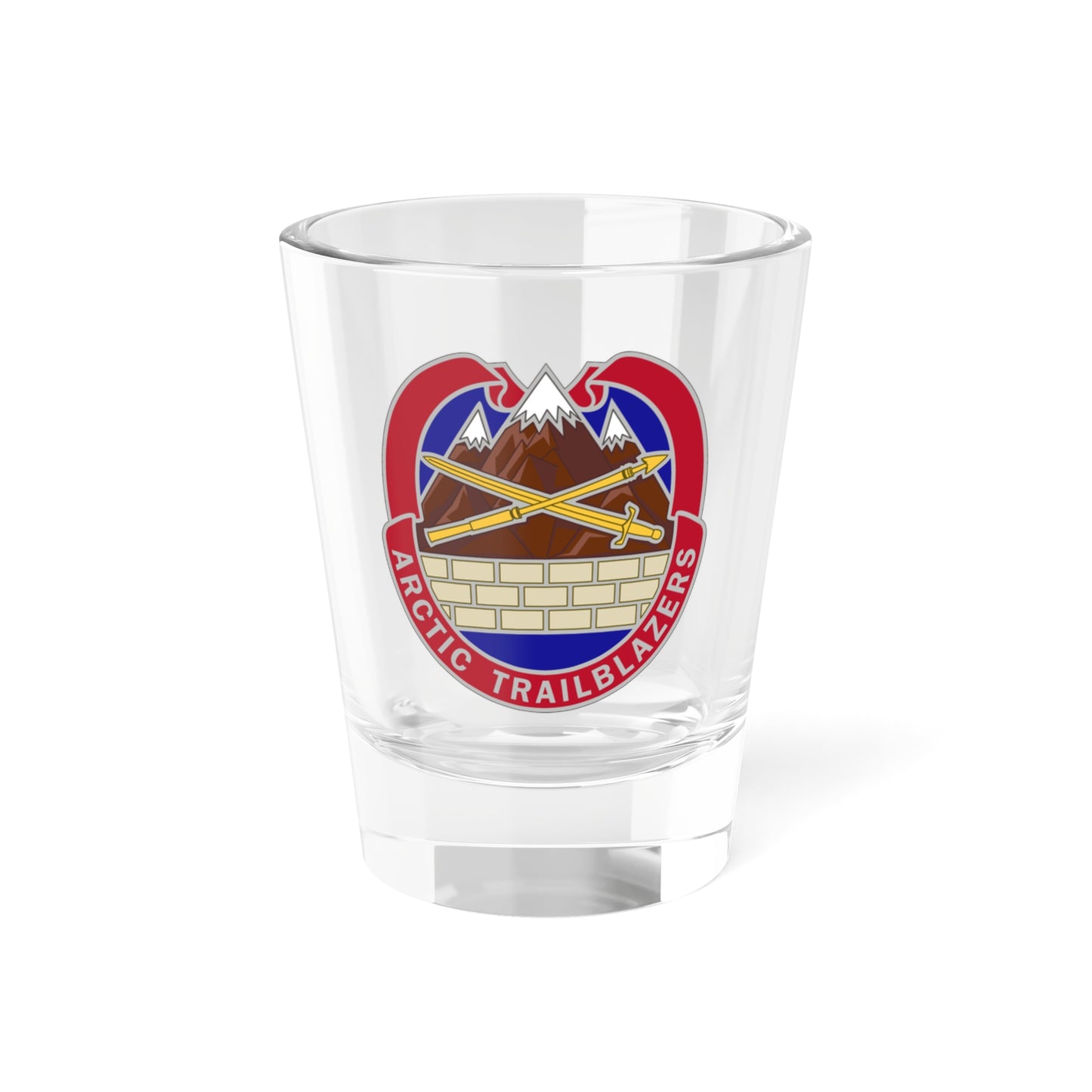 2 Engineer Brigade 2 (U.S. Army) Shot Glass 1.5oz