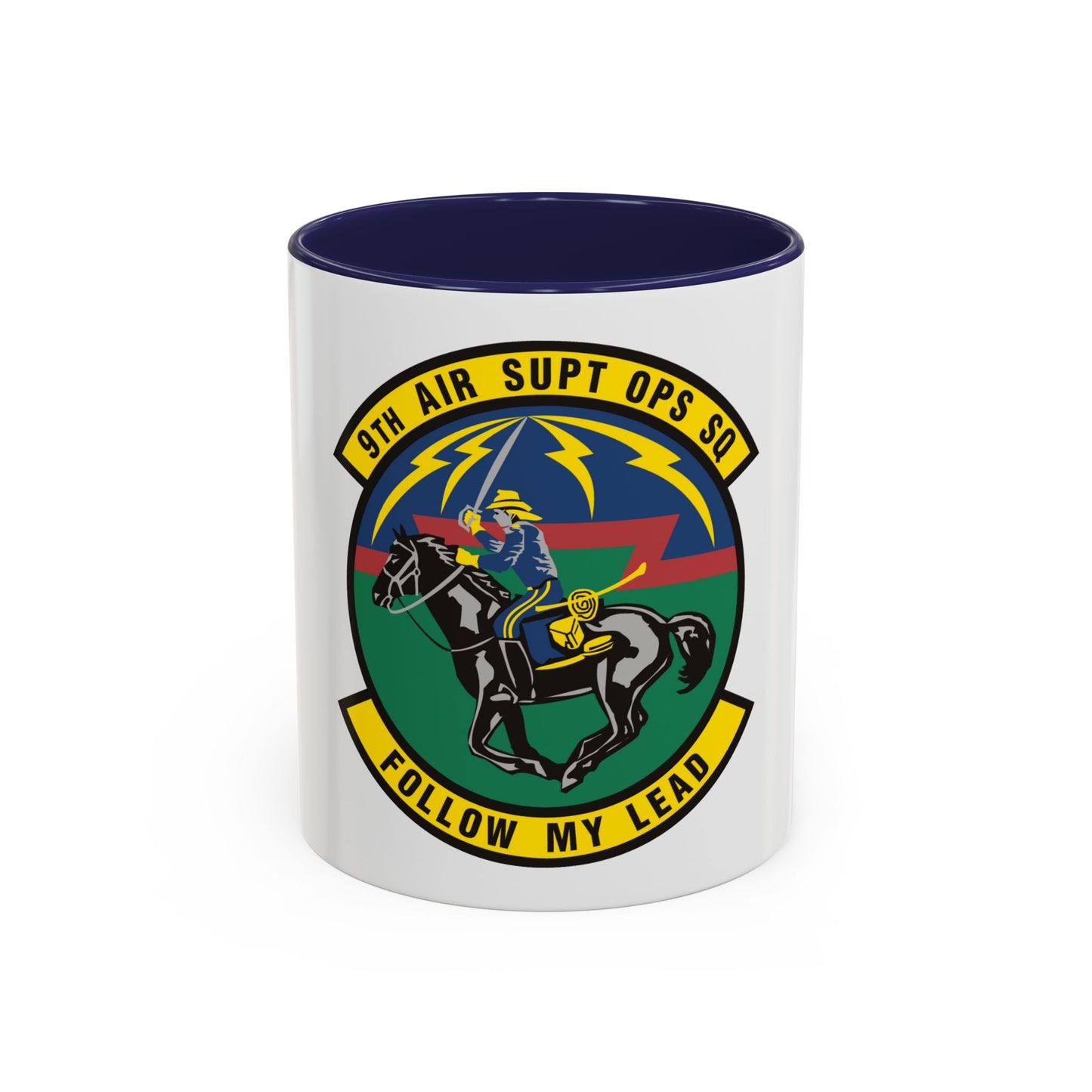 9th Air Support Operations Squadron (U.S. Air Force) Accent Coffee Mug