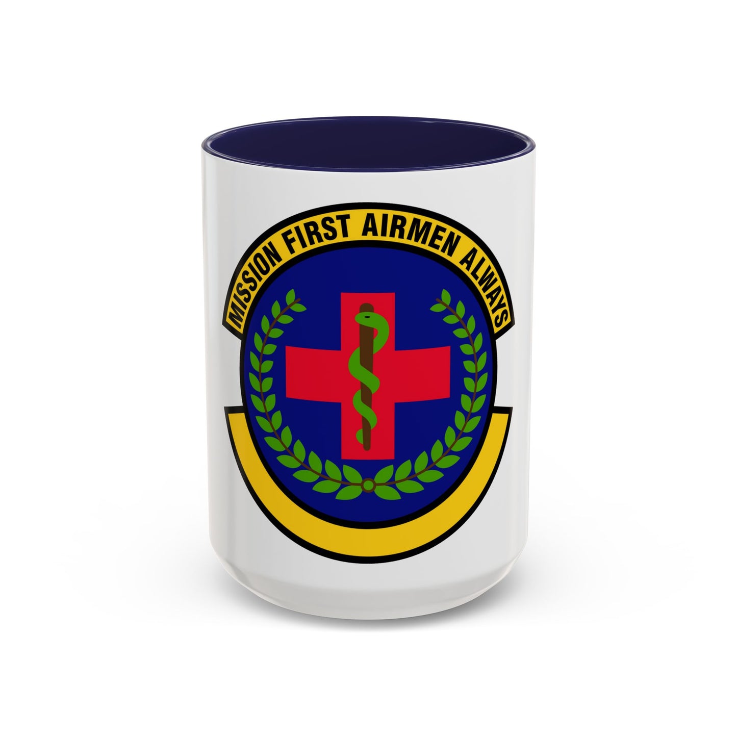 22 Healthcare Operations Squadron AMC (U.S. Air Force) Accent Coffee Mug