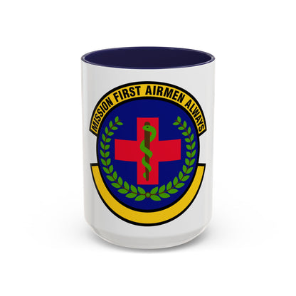 22 Healthcare Operations Squadron AMC (U.S. Air Force) Accent Coffee Mug