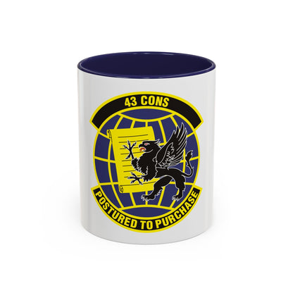 43d Contracting Squadron (U.S. Air Force) Accent Coffee Mug