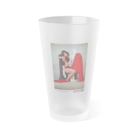 Lisa Gastoni #44 (Vintage Female Icon) Frosted Pint 16oz-16oz-Frosted-Go Mug Yourself