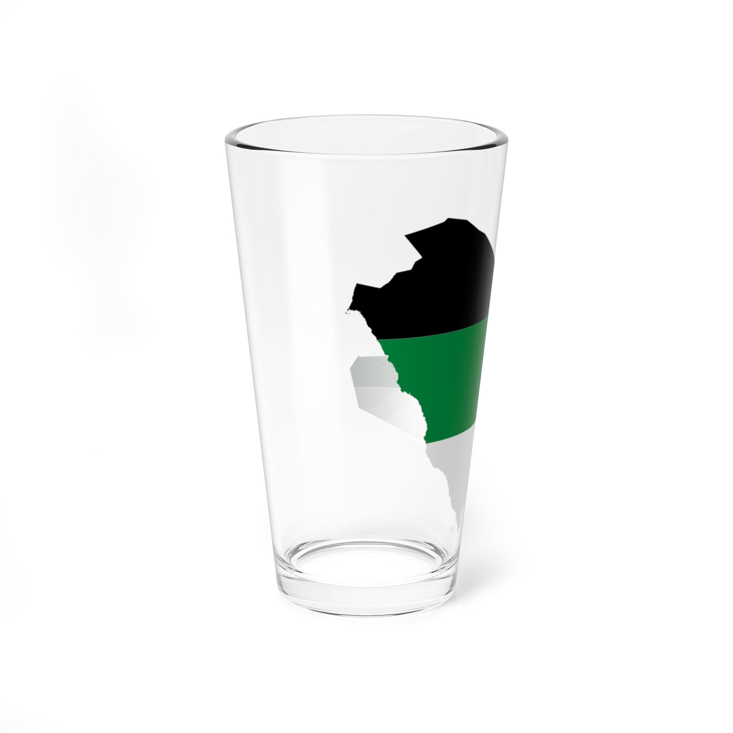 Flag map of Arabia (Saudi Arabia) Pint Glass 16oz