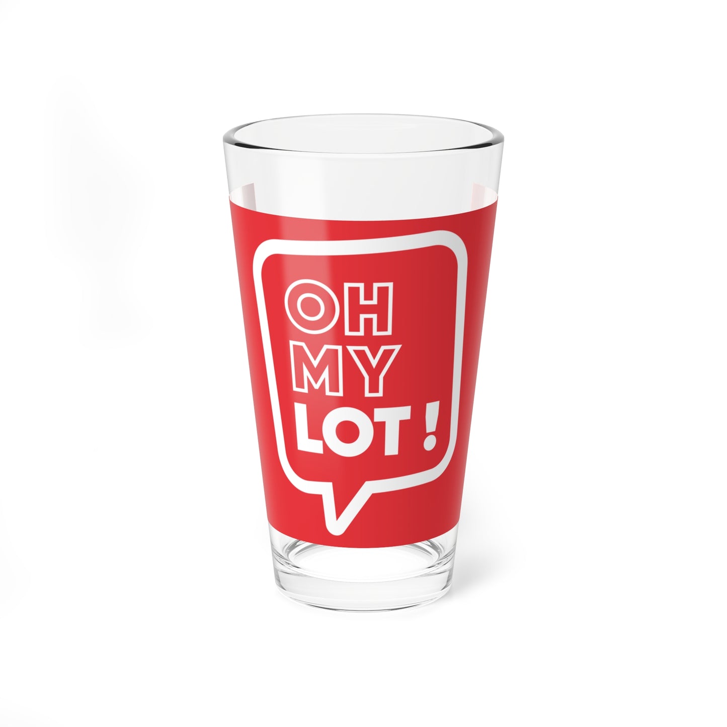 Flag of the Department of Lot (France) Pint Glass 16oz