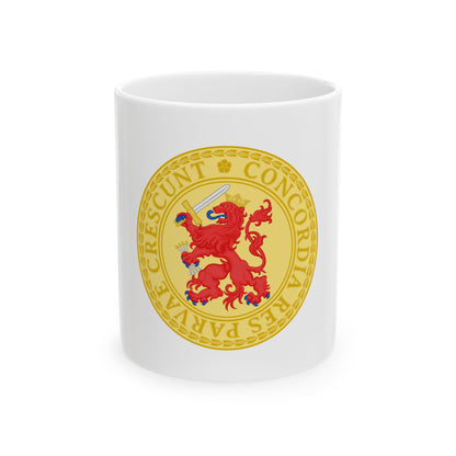 Great Seal of the Batavian Republic (1802) - White Coffee Mug