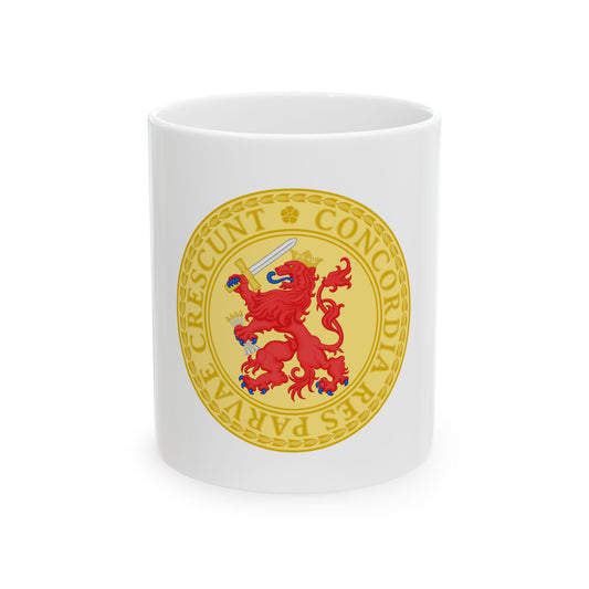 Great Seal of the Batavian Republic (1802) - White Coffee Mug