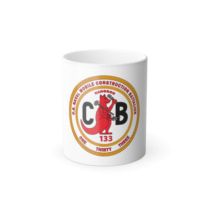 Naval Construction Battalion 133 Seabee (U.S. Navy) Color Changing Mug 11oz