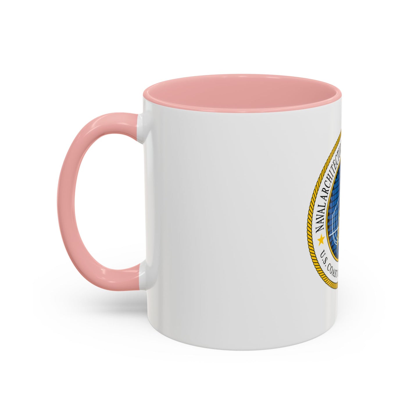 USCG Academy NA&ME (U.S. Coast Guard) Accent Coffee Mug