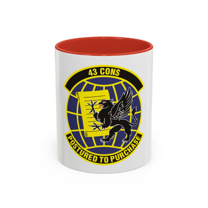 43d Contracting Squadron (U.S. Air Force) Accent Coffee Mug
