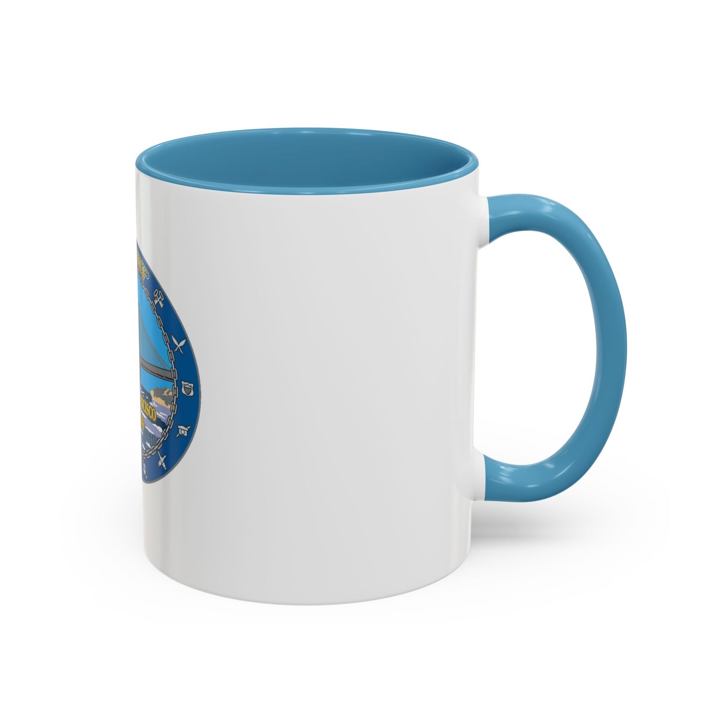 USCGS San Francisco Ask The Chief (U.S. Coast Guard) Accent Coffee Mug