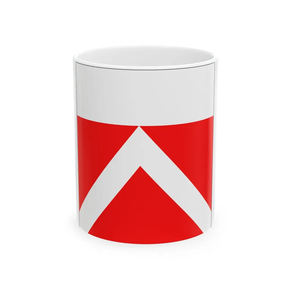 Flag of Yens Switzerland - White Coffee Mug-11oz-Go Mug Yourself