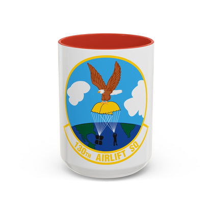 130 Airlift Squadron (U.S. Air Force) Accent Coffee Mug