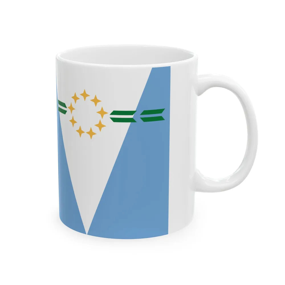 Flag of Formosa Province Argentina - White Coffee Mug-Go Mug Yourself