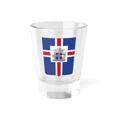 Coat of arms of the President of Iceland - Shot Glass 1.5oz