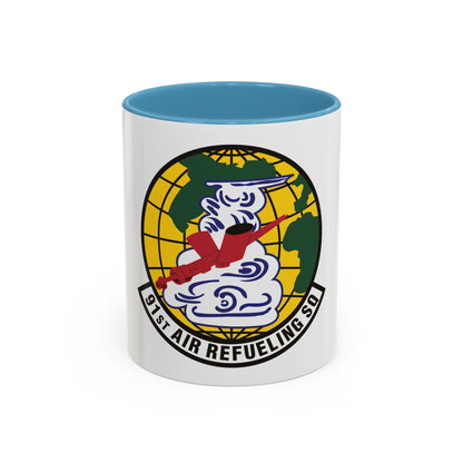91st Air Refueling Squadron (U.S. Air Force) Accent Coffee Mug