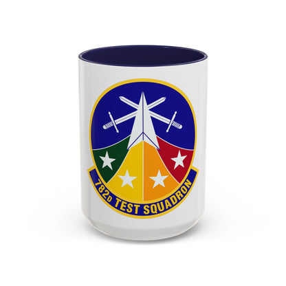 782d Test Squadron (U.S. Air Force) Accent Coffee Mug